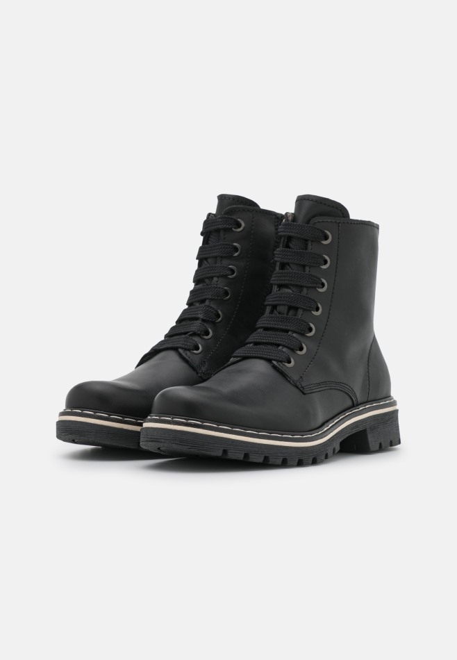 Gabour | Bottines à Lacets Exclusives Noires